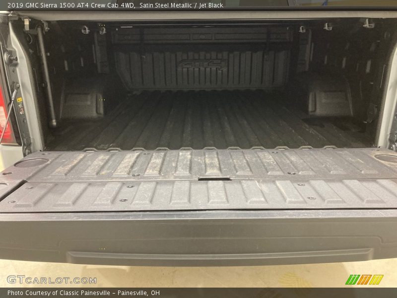 Satin Steel Metallic / Jet Black 2019 GMC Sierra 1500 AT4 Crew Cab 4WD
