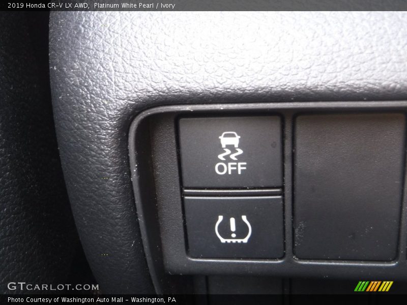 Platinum White Pearl / Ivory 2019 Honda CR-V LX AWD