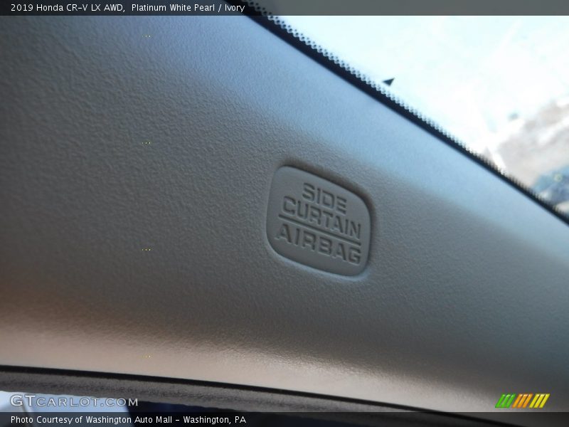 Platinum White Pearl / Ivory 2019 Honda CR-V LX AWD