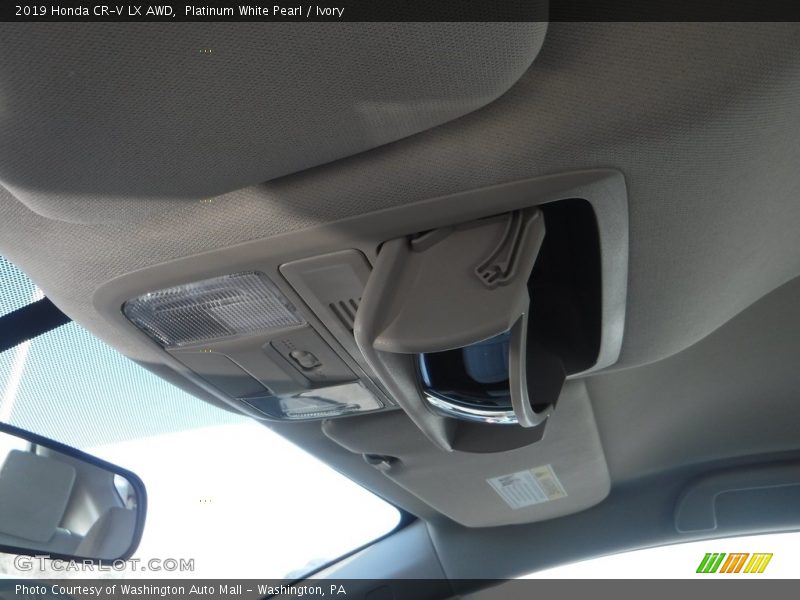 Platinum White Pearl / Ivory 2019 Honda CR-V LX AWD