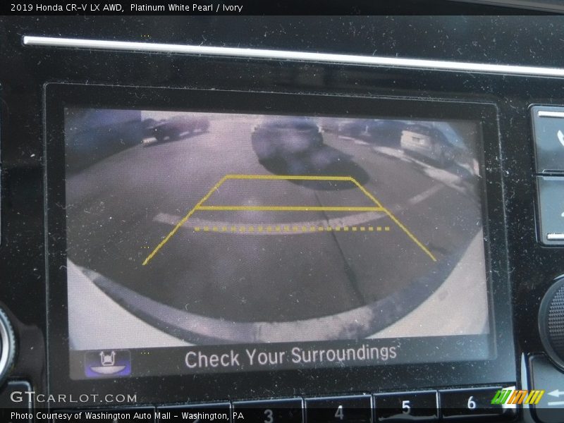 Platinum White Pearl / Ivory 2019 Honda CR-V LX AWD