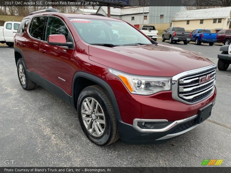 Crimson Red Tintcoat / Jet Black 2017 GMC Acadia SLE