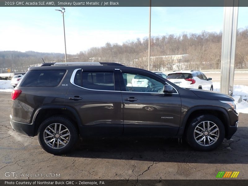 Smokey Quartz Metallic / Jet Black 2019 GMC Acadia SLE AWD