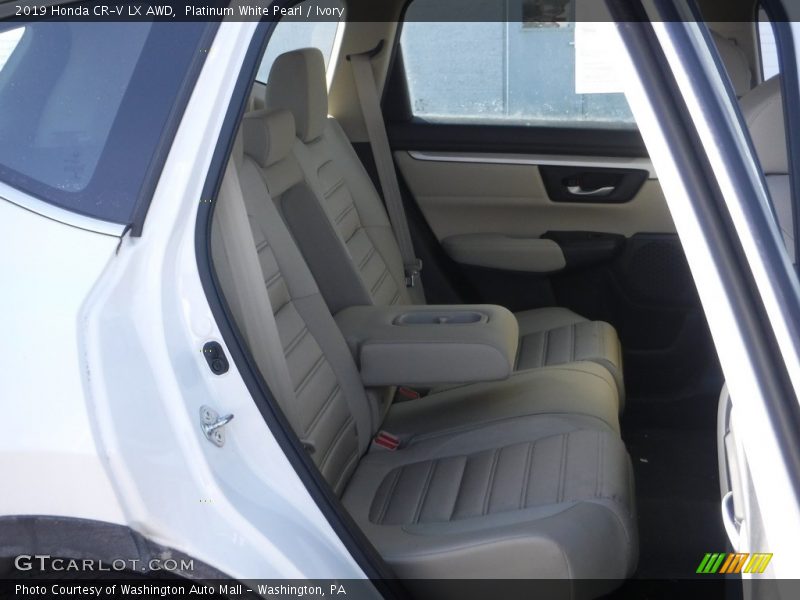 Platinum White Pearl / Ivory 2019 Honda CR-V LX AWD