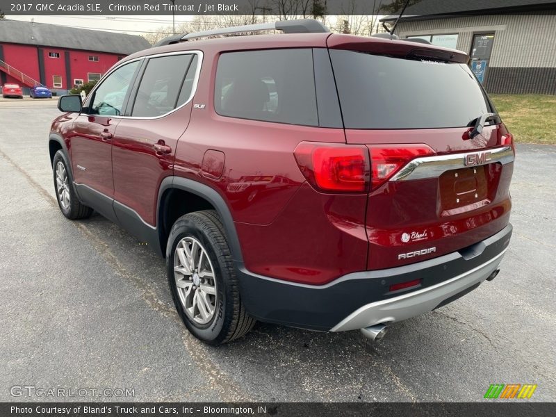 Crimson Red Tintcoat / Jet Black 2017 GMC Acadia SLE