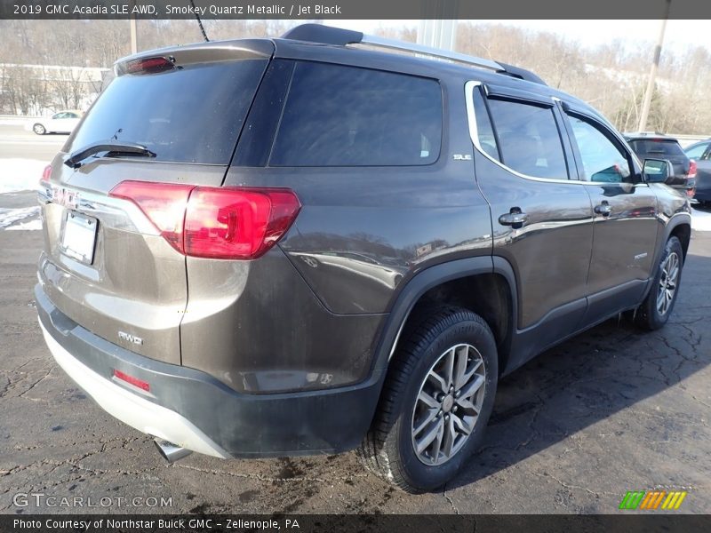 Smokey Quartz Metallic / Jet Black 2019 GMC Acadia SLE AWD