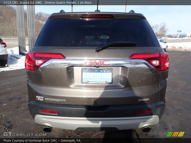 Smokey Quartz Metallic / Jet Black 2019 GMC Acadia SLE AWD