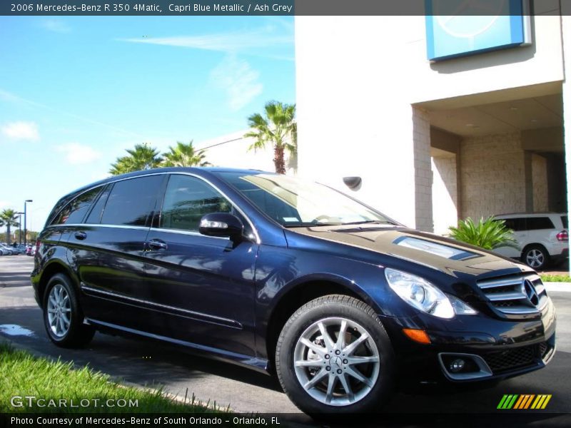 Capri Blue Metallic / Ash Grey 2006 Mercedes-Benz R 350 4Matic