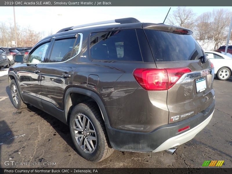 Smokey Quartz Metallic / Jet Black 2019 GMC Acadia SLE AWD