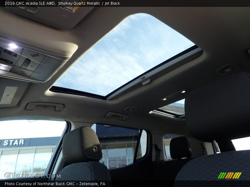 Smokey Quartz Metallic / Jet Black 2019 GMC Acadia SLE AWD