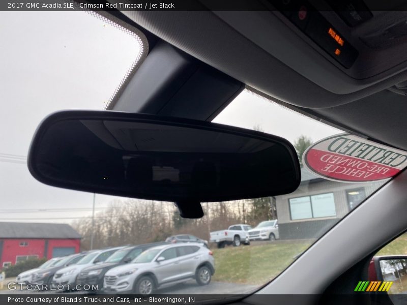 Crimson Red Tintcoat / Jet Black 2017 GMC Acadia SLE