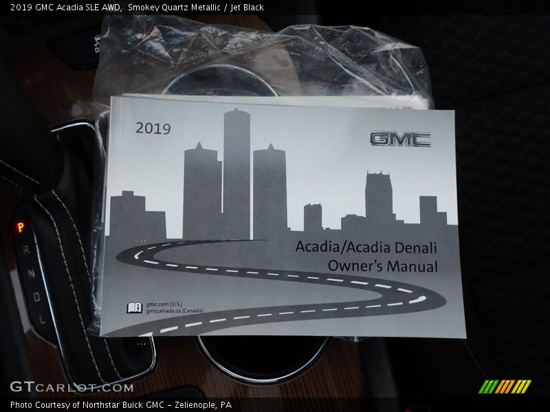 Smokey Quartz Metallic / Jet Black 2019 GMC Acadia SLE AWD
