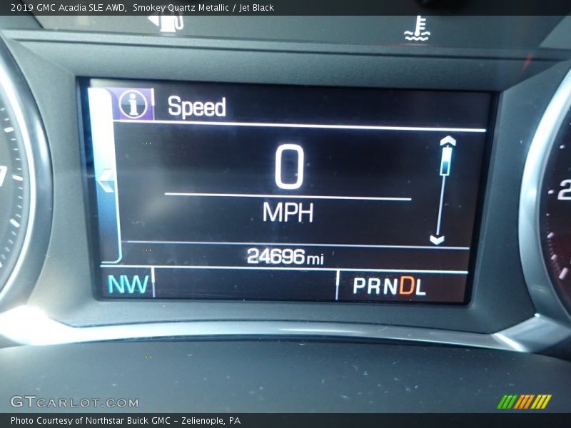 Smokey Quartz Metallic / Jet Black 2019 GMC Acadia SLE AWD