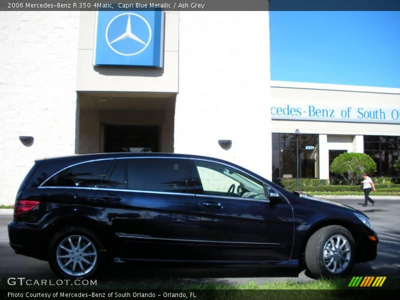 Capri Blue Metallic / Ash Grey 2006 Mercedes-Benz R 350 4Matic