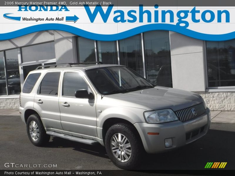 Gold Ash Metallic / Black 2006 Mercury Mariner Premier 4WD