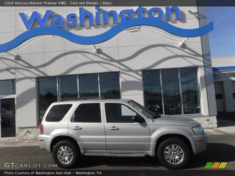 Gold Ash Metallic / Black 2006 Mercury Mariner Premier 4WD