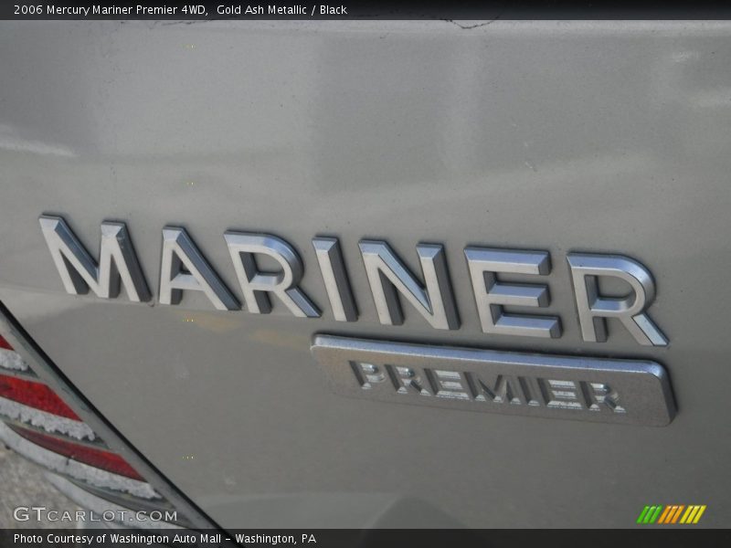 Gold Ash Metallic / Black 2006 Mercury Mariner Premier 4WD