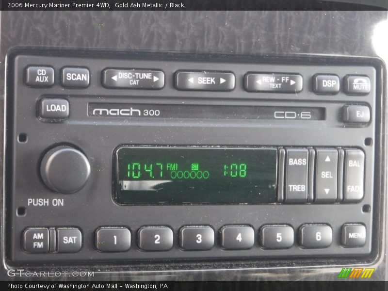 Gold Ash Metallic / Black 2006 Mercury Mariner Premier 4WD