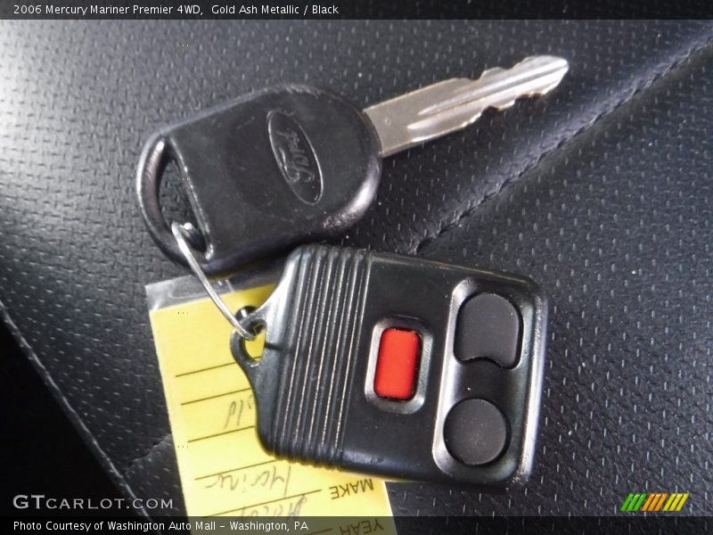 Gold Ash Metallic / Black 2006 Mercury Mariner Premier 4WD