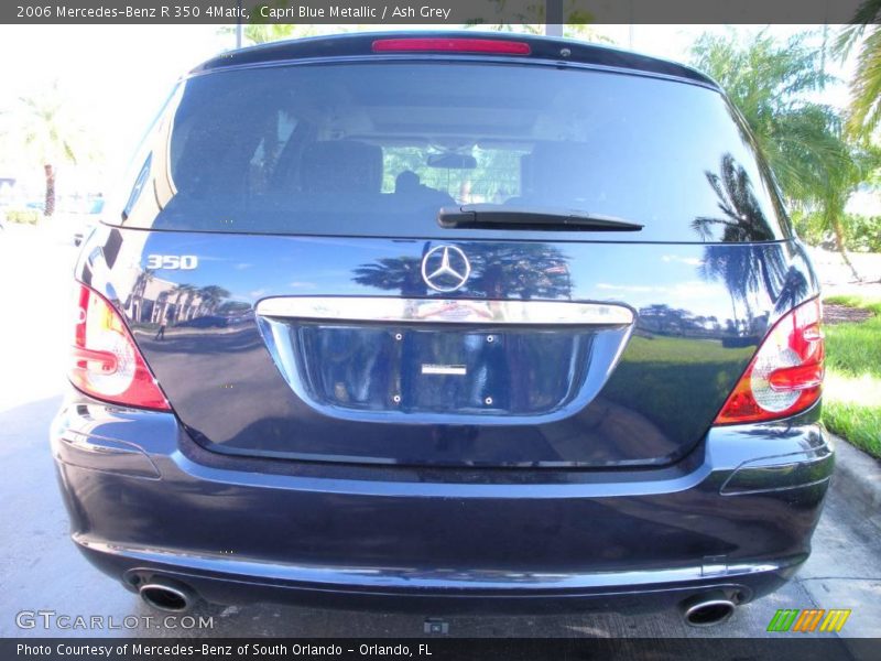 Capri Blue Metallic / Ash Grey 2006 Mercedes-Benz R 350 4Matic