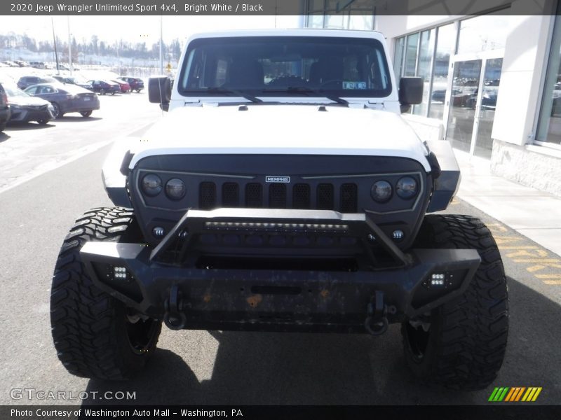 Bright White / Black 2020 Jeep Wrangler Unlimited Sport 4x4
