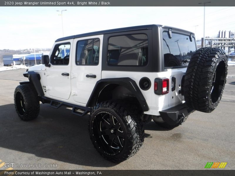 Bright White / Black 2020 Jeep Wrangler Unlimited Sport 4x4