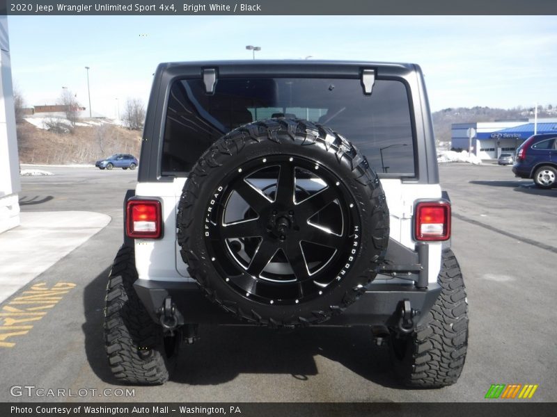 Bright White / Black 2020 Jeep Wrangler Unlimited Sport 4x4