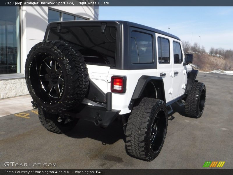 Bright White / Black 2020 Jeep Wrangler Unlimited Sport 4x4