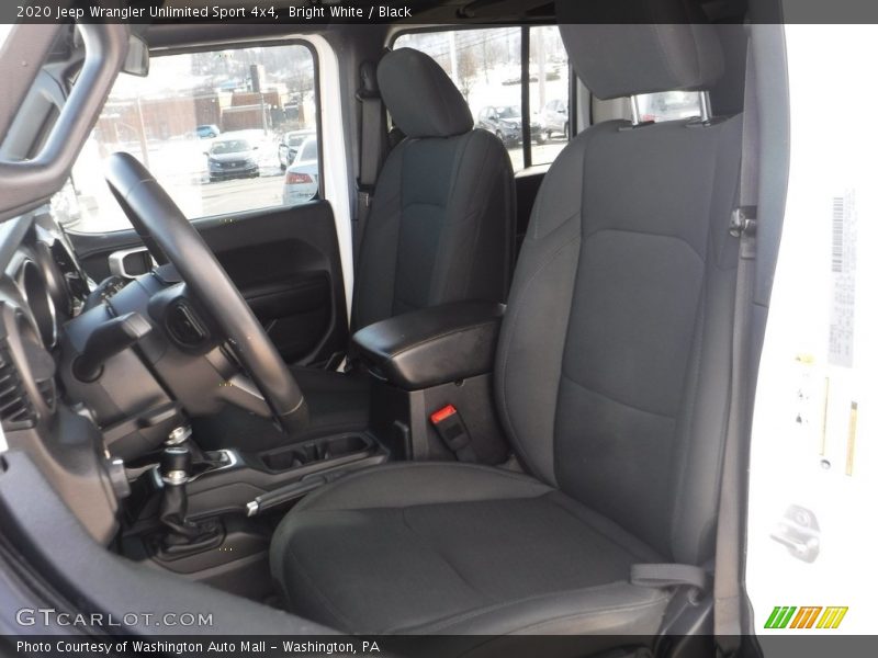 Bright White / Black 2020 Jeep Wrangler Unlimited Sport 4x4