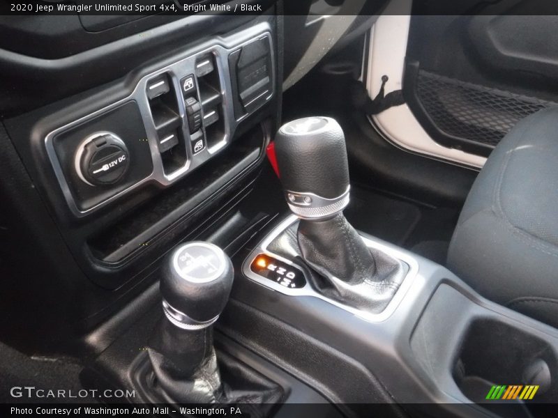 Bright White / Black 2020 Jeep Wrangler Unlimited Sport 4x4