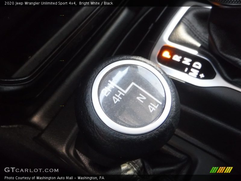 Bright White / Black 2020 Jeep Wrangler Unlimited Sport 4x4