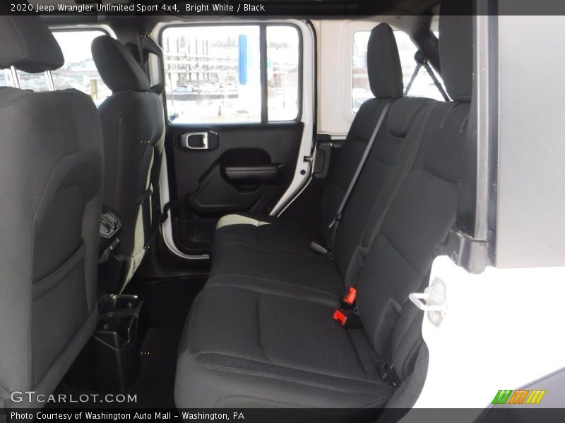Bright White / Black 2020 Jeep Wrangler Unlimited Sport 4x4