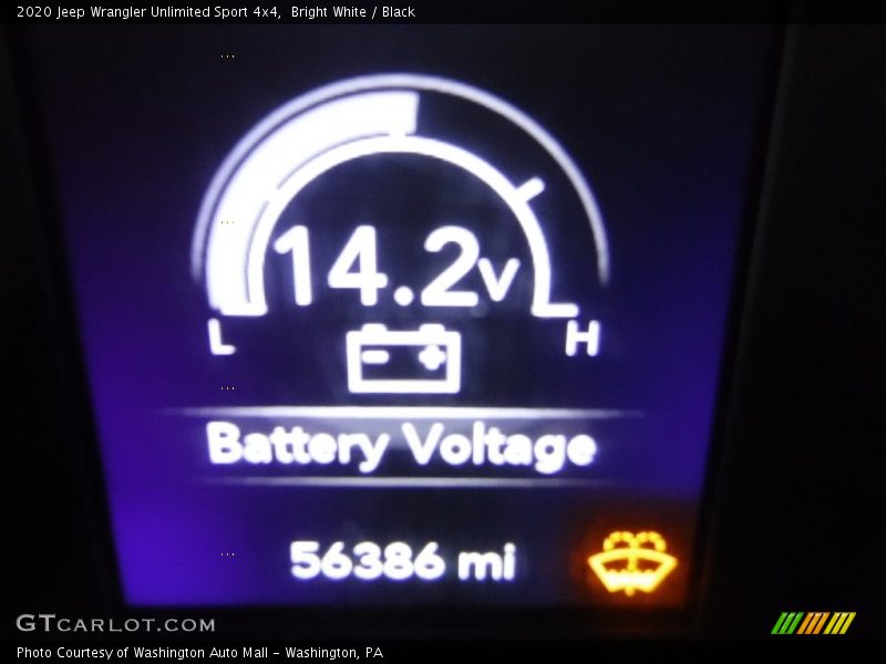 Bright White / Black 2020 Jeep Wrangler Unlimited Sport 4x4