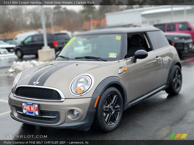Velvet Silver Metallic / Carbon Black 2013 Mini Cooper Hardtop