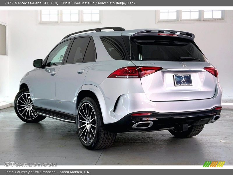 Cirrus Silver Metallic / Macchiato Beige/Black 2022 Mercedes-Benz GLE 350