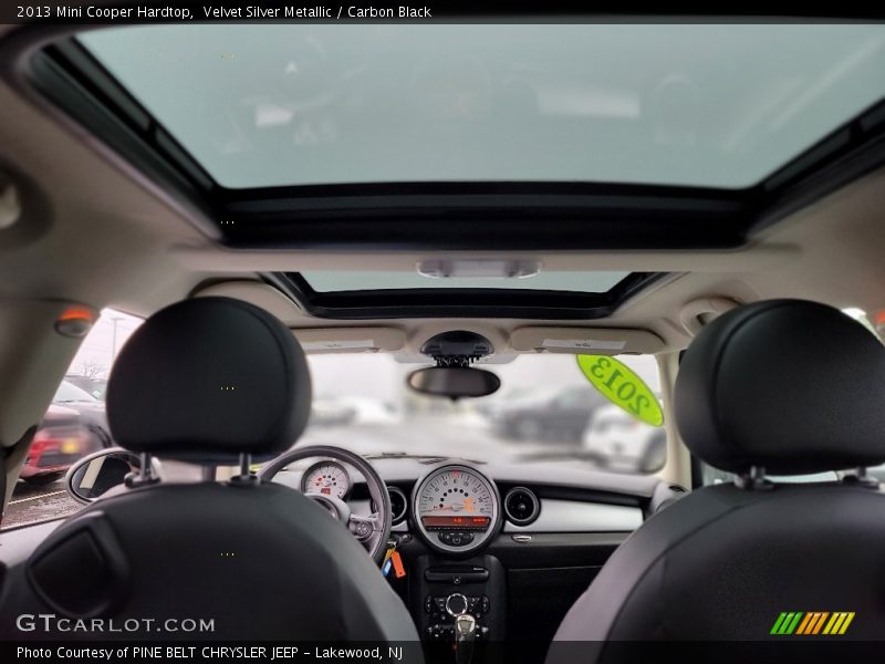 Velvet Silver Metallic / Carbon Black 2013 Mini Cooper Hardtop
