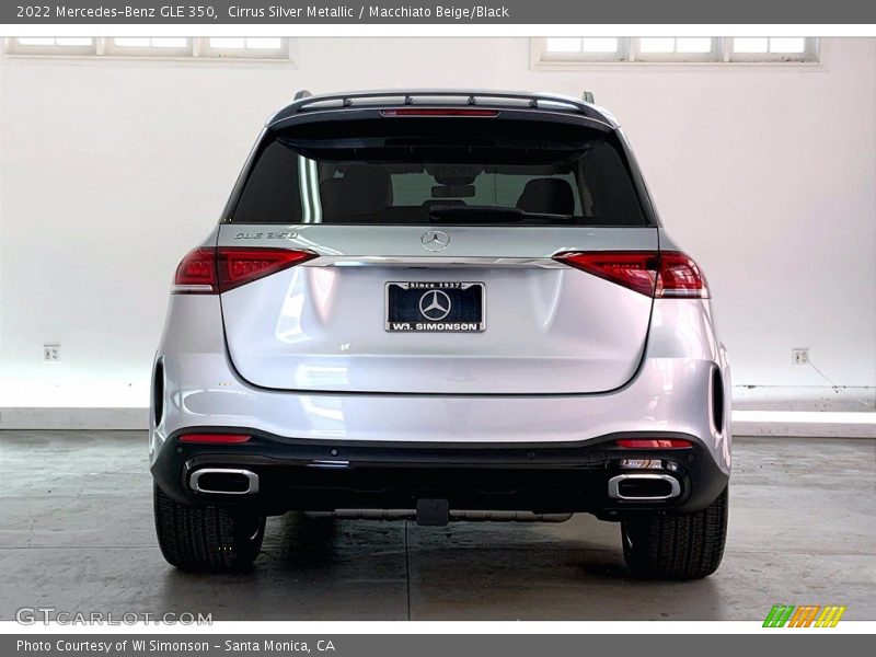Cirrus Silver Metallic / Macchiato Beige/Black 2022 Mercedes-Benz GLE 350