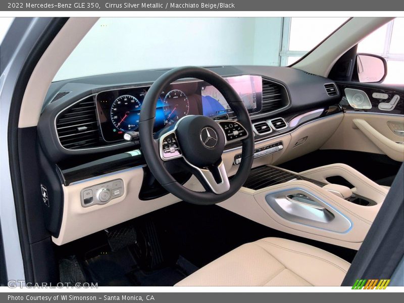Cirrus Silver Metallic / Macchiato Beige/Black 2022 Mercedes-Benz GLE 350