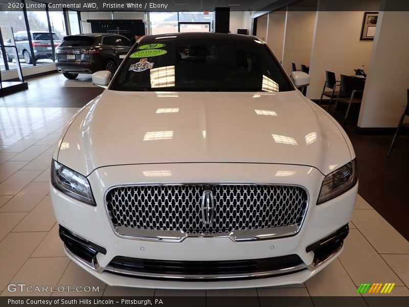 Pristine White / Ebony 2020 Lincoln Continental AWD