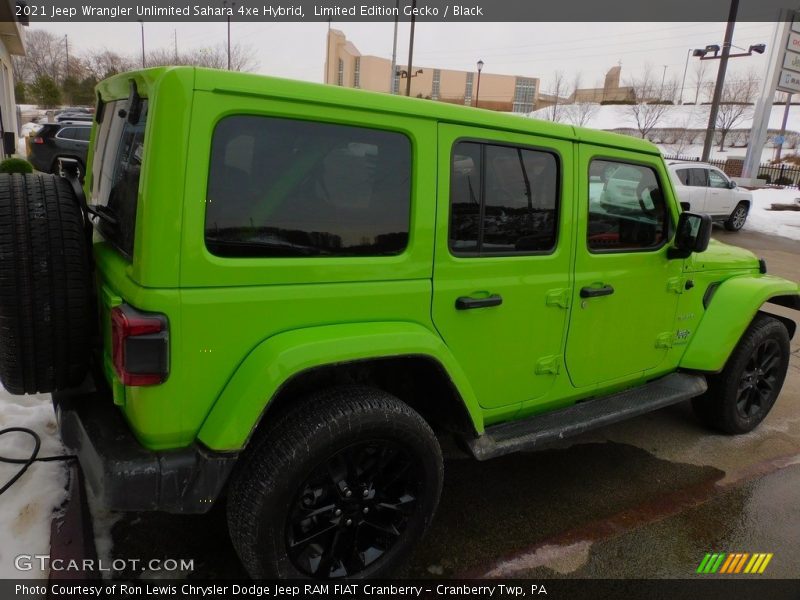 Limited Edition Gecko / Black 2021 Jeep Wrangler Unlimited Sahara 4xe Hybrid