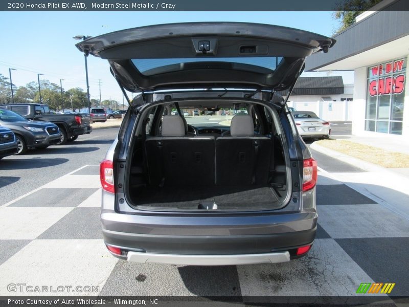 Modern Steel Metallic / Gray 2020 Honda Pilot EX AWD