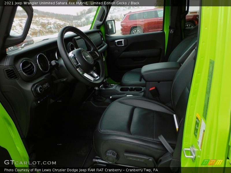 Front Seat of 2021 Wrangler Unlimited Sahara 4xe Hybrid