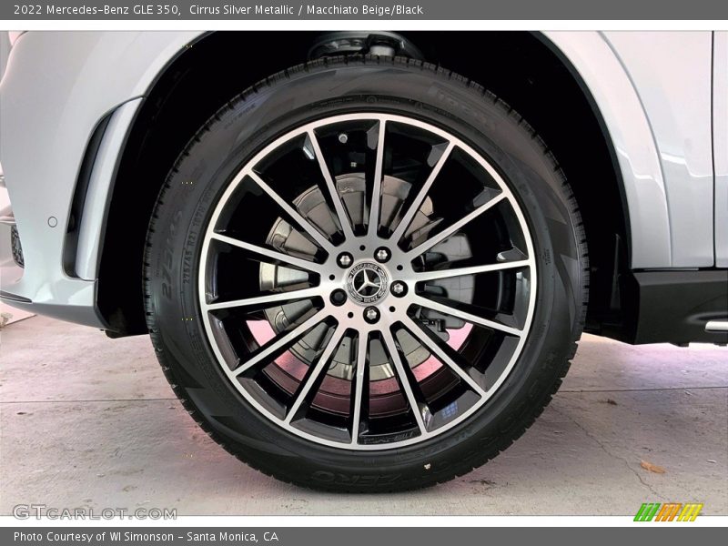 Cirrus Silver Metallic / Macchiato Beige/Black 2022 Mercedes-Benz GLE 350