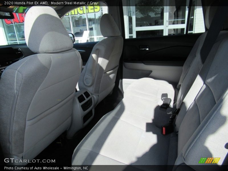 Modern Steel Metallic / Gray 2020 Honda Pilot EX AWD
