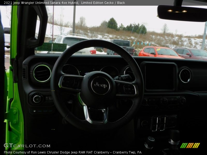 Limited Edition Gecko / Black 2021 Jeep Wrangler Unlimited Sahara 4xe Hybrid