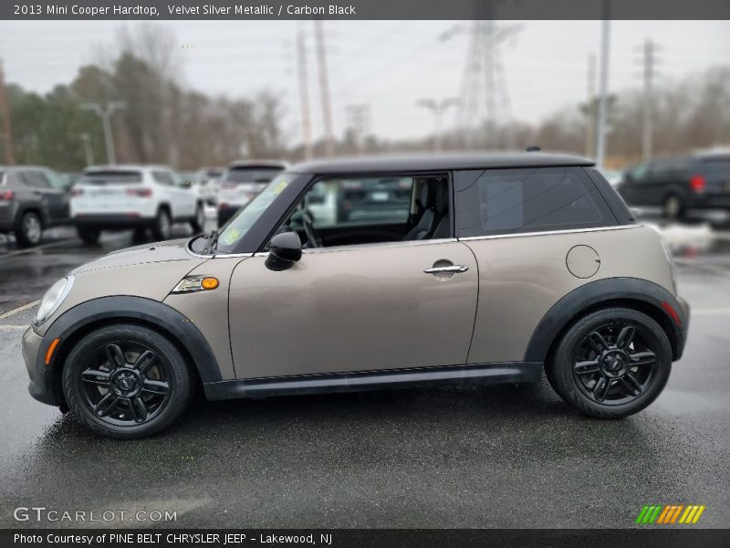Velvet Silver Metallic / Carbon Black 2013 Mini Cooper Hardtop
