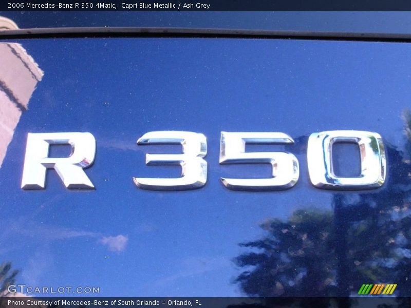 Capri Blue Metallic / Ash Grey 2006 Mercedes-Benz R 350 4Matic