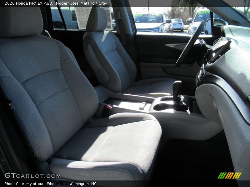 Modern Steel Metallic / Gray 2020 Honda Pilot EX AWD