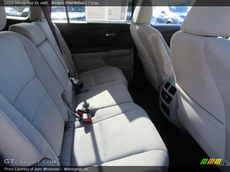 Modern Steel Metallic / Gray 2020 Honda Pilot EX AWD