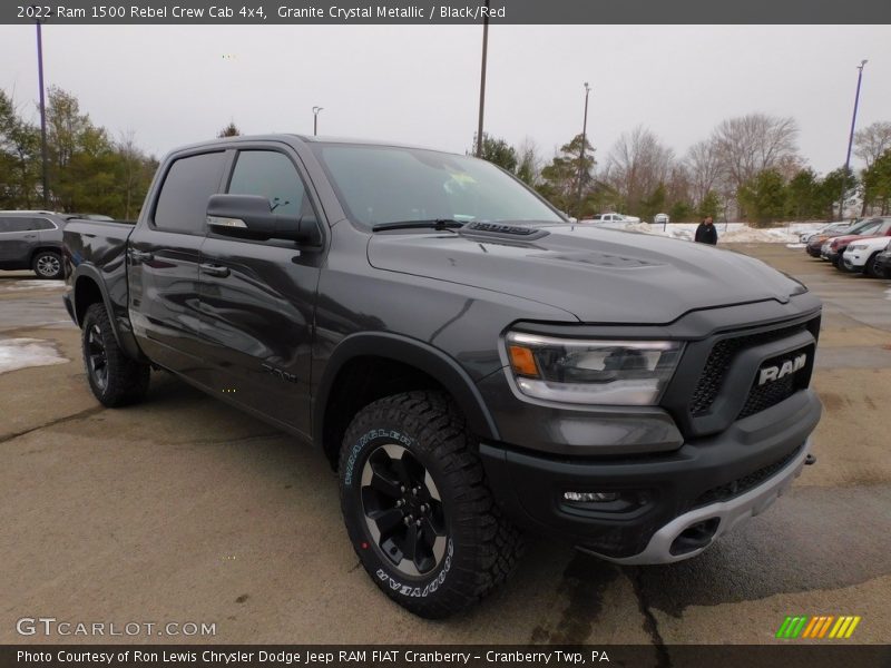 Front 3/4 View of 2022 1500 Rebel Crew Cab 4x4